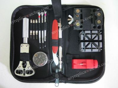 QUANLITY SET OF WATCH TOOL KIT - 12 ITEMS INCLUDING